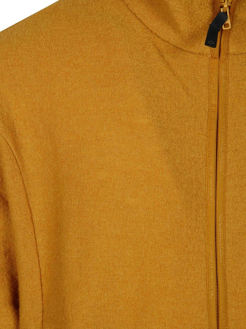 Pas Normal Studios Off-Race Boiled Wool High Collar Half-Zip Pullover