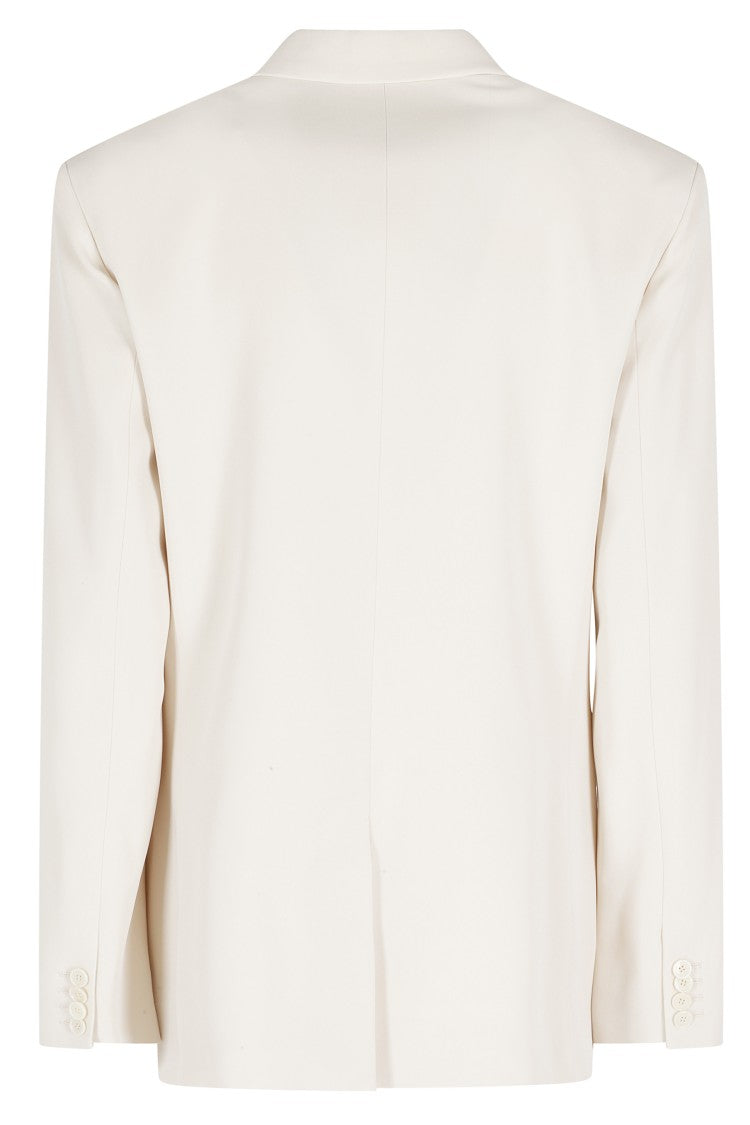 Isabel Marant Ecru Calie Gb Double-Breasted Acetate-Blend Blazer