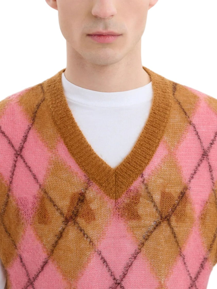Marni Peony Mohair-Blend Knit Sweater
