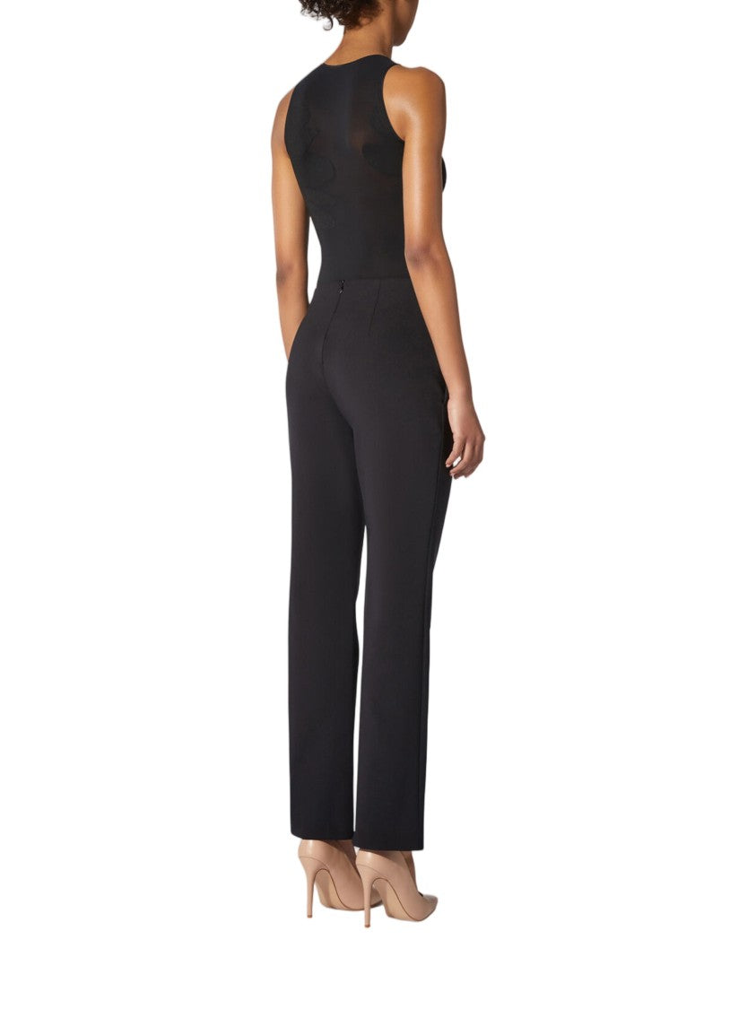 Wolford High-Waisted Straight-Leg Scuba Tailor Trousers