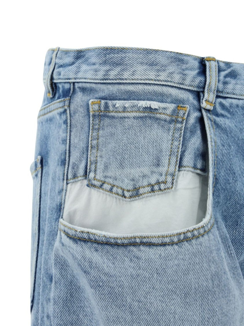 Maison Margiela Stone Wash Low-Waist Straight-Leg Denim Jeans