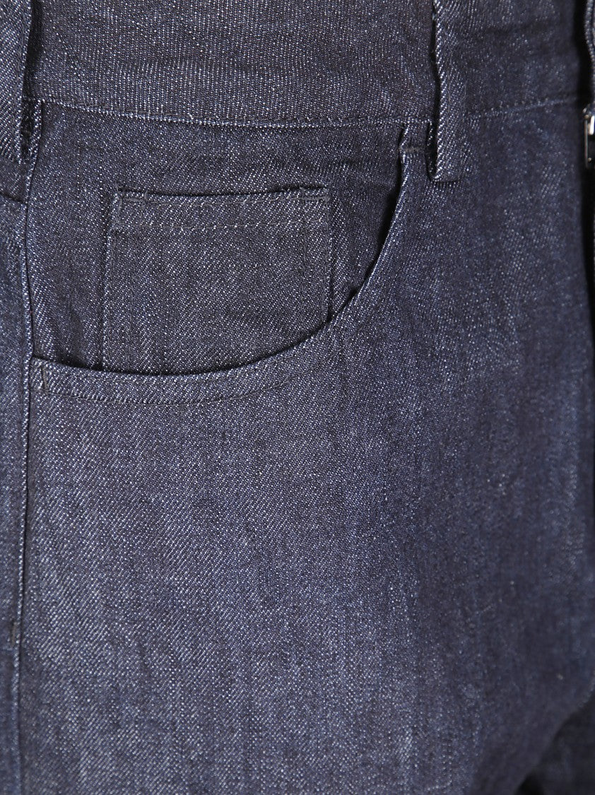 Sibel Saral Straight Leg Jeans With Classic Five-Pocket Design