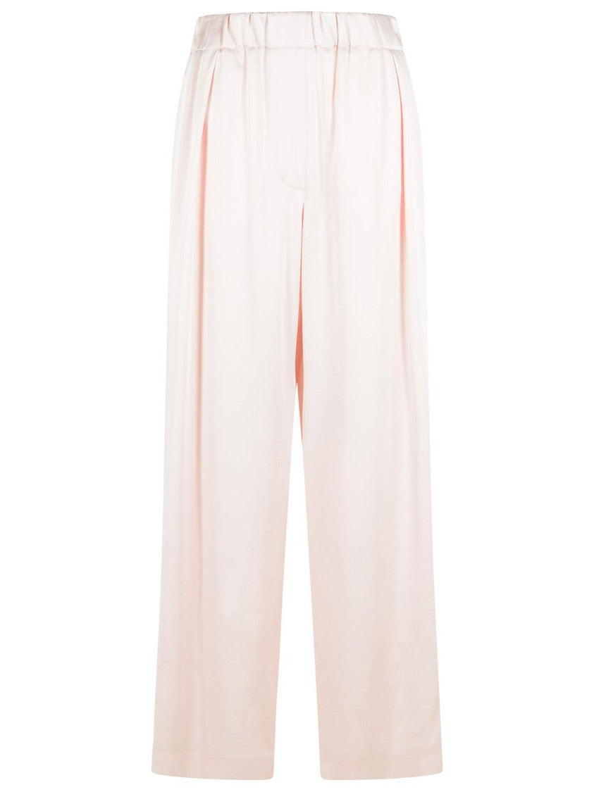 Jil Sander Pink Acetate Blend Trousers