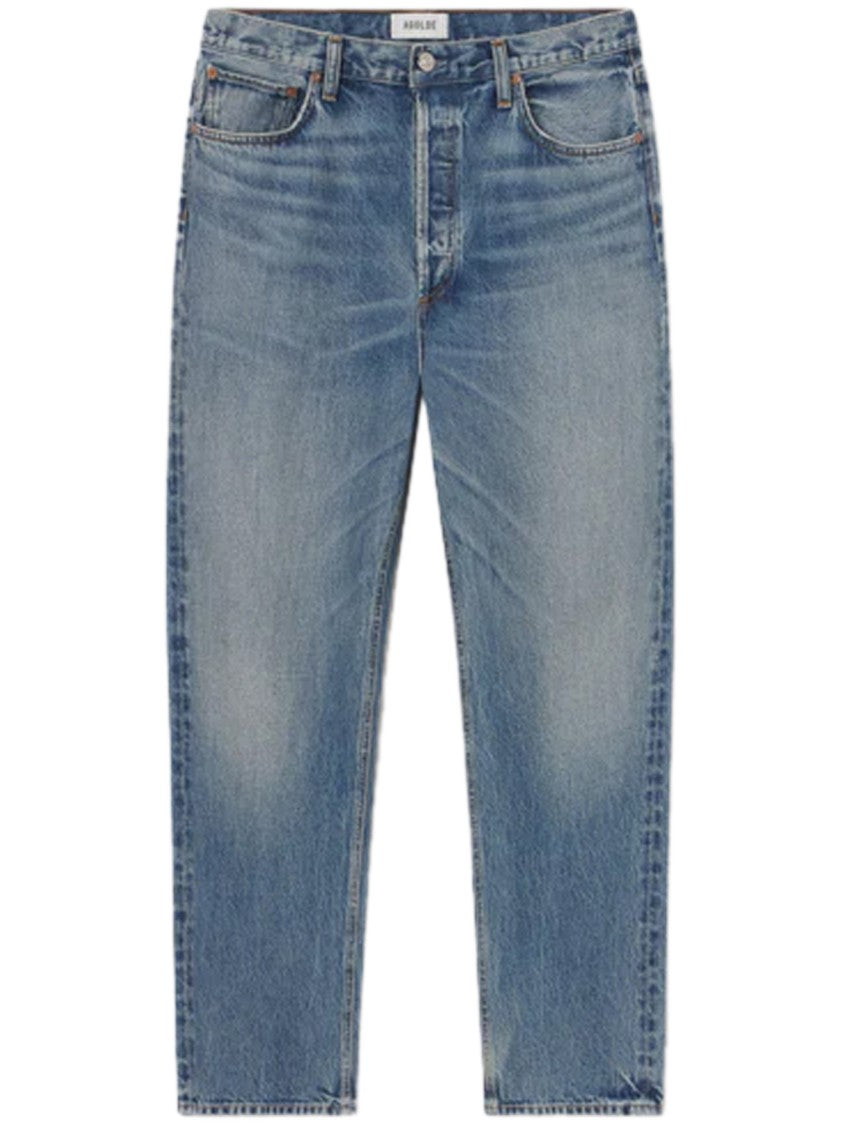 Agolde 90'S Inspired Straight-Leg Denim Trousers In Regenerative Cotton