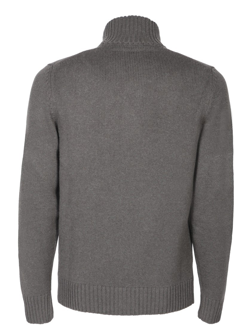 Zanone Ribbed Cashmere Cardigan