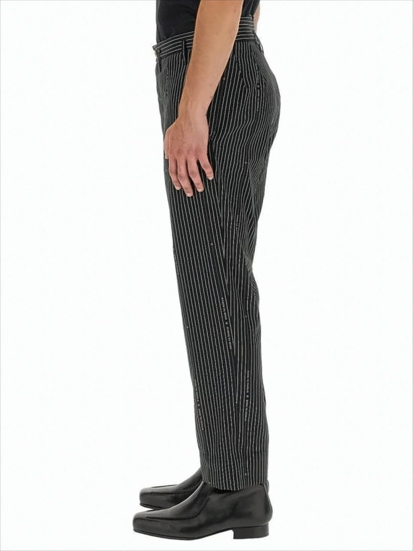 Vivienne Westwood Pinstripe Tailored Pants With High Waist