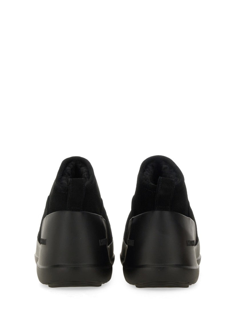 Moon Boot Low Ankle Black Boot With Streamlined Silhouette