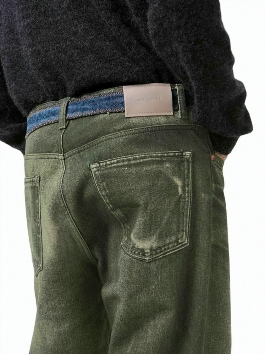 Our Legacy Straight-Leg Denim Pants With Vintage Finish