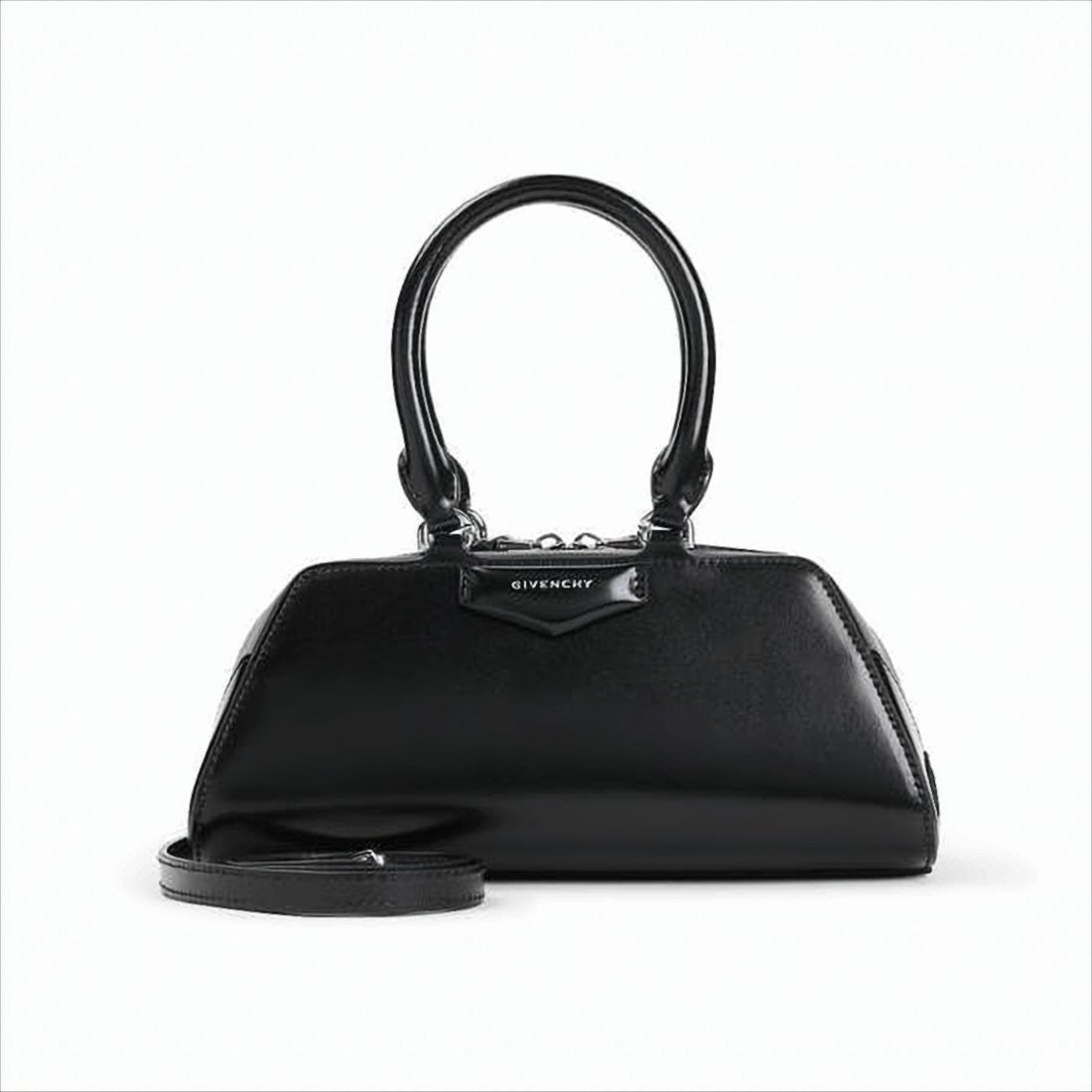 Givenchy Structured Calf Leather Shoulder Bag