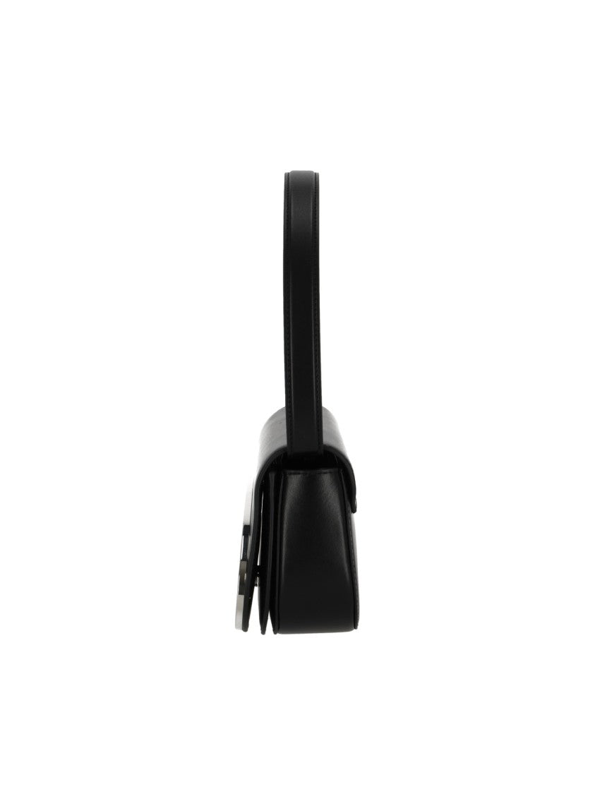 Diesel Black 1Dr Oval Logo Shoulder Bag