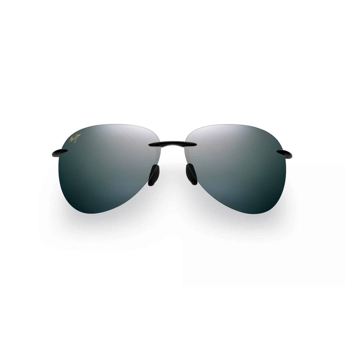 Maui Jim Rimless Aviator Sunglasses With Adjustable Nose Pads