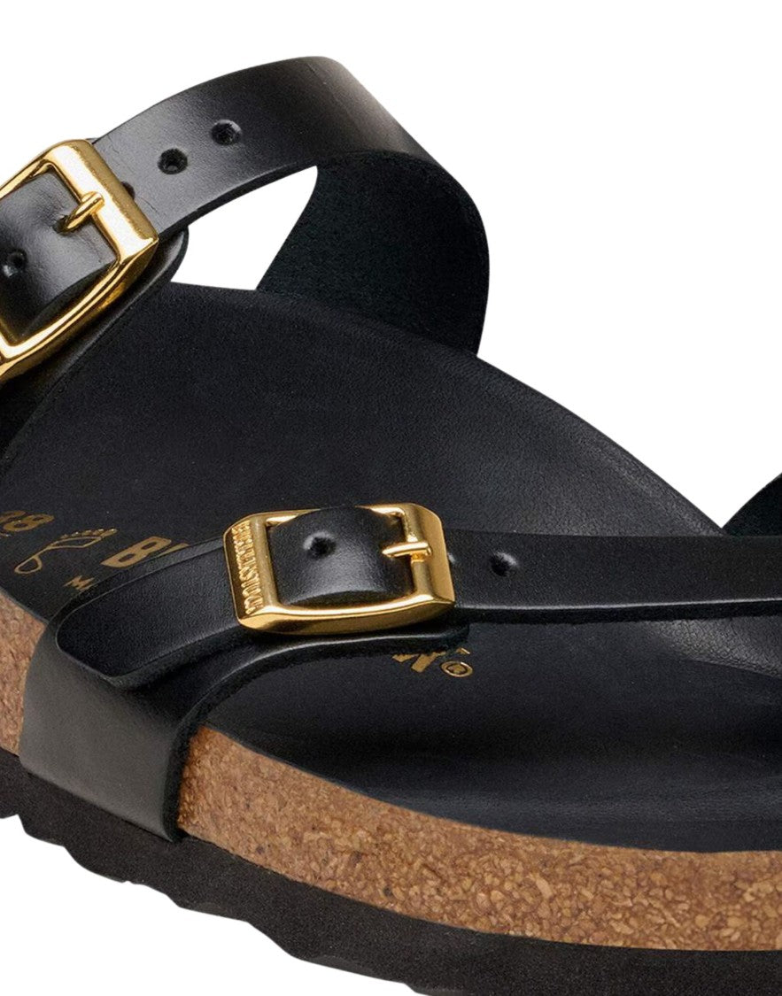 Birkenstock Mayari Women’S Black Leather Sandals
