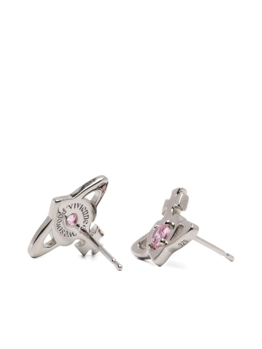 Vivienne Westwood Silver-Tone Orb Motif Earrings