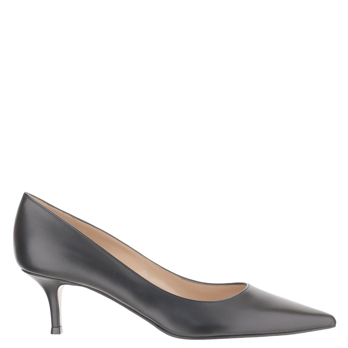 Gianvito Rossi Pointed-Toe Suede Pumps With Mid-Height Heel