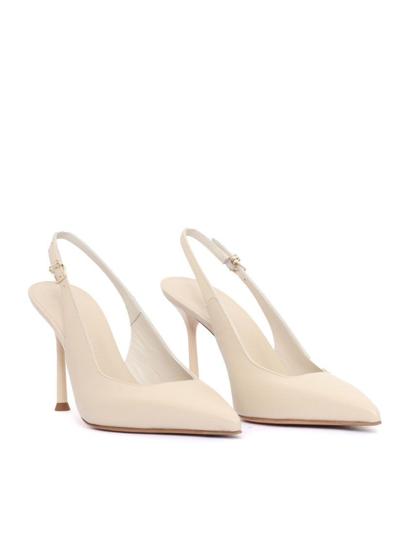 Sergio Levantesi Pointed Toe Slingback Heels