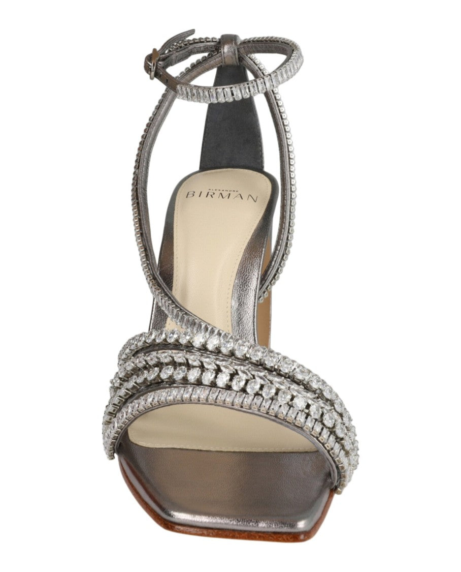 Alexandre Birman Stacy Crystal-Embellished Heels