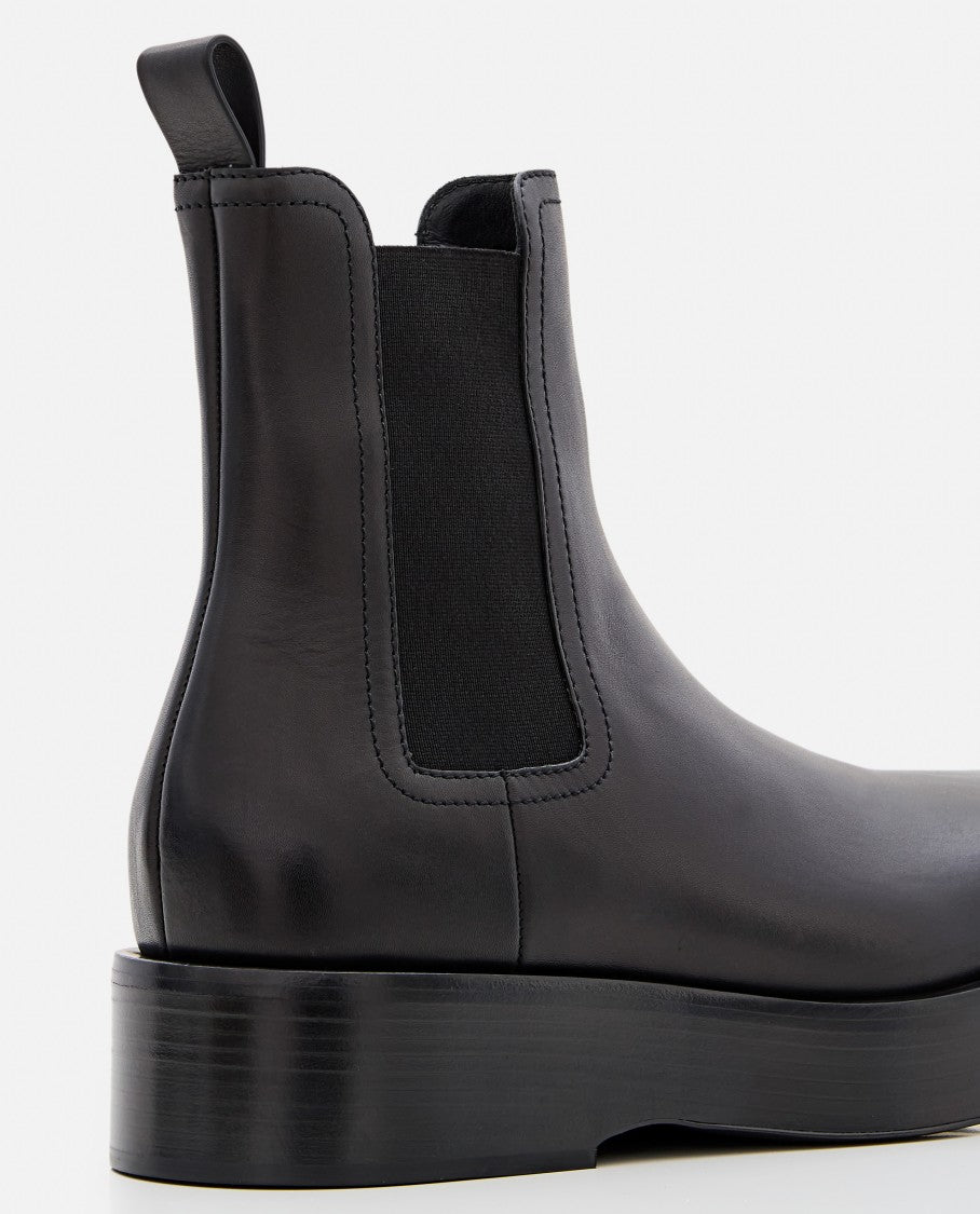 Bottega Veneta Black Torino Chelsea Boot
