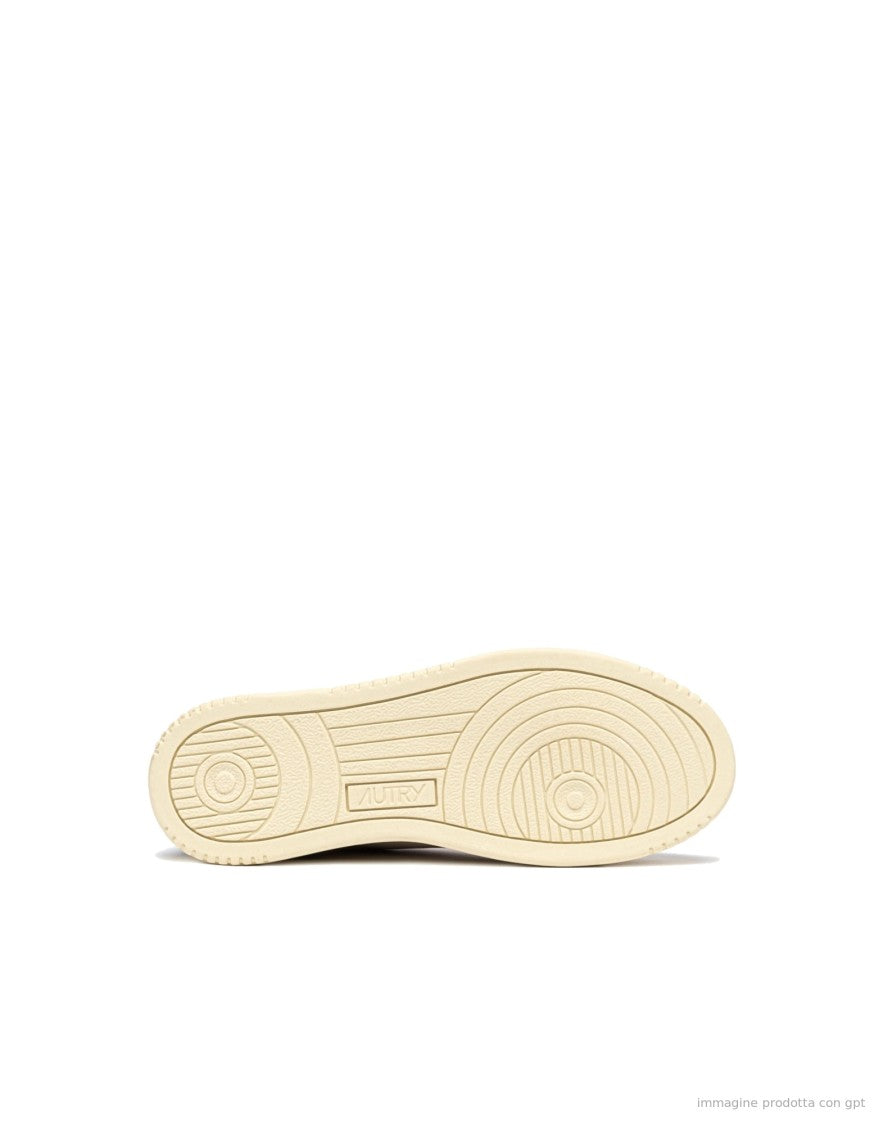 Autry Tricolor Suede Low-Top Sneakers With Heritage Design