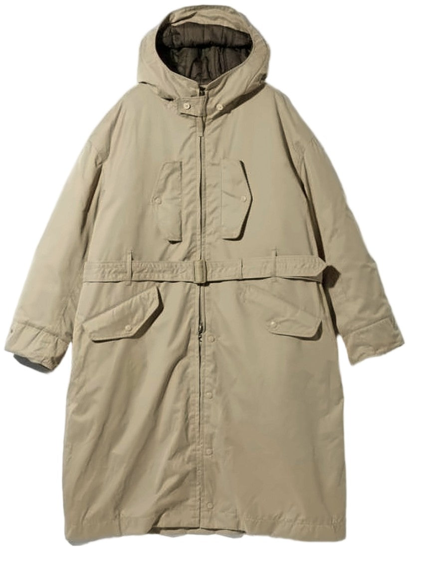 Engineered Garments Relaxed-Fit Coat With Hood And Belted Waist