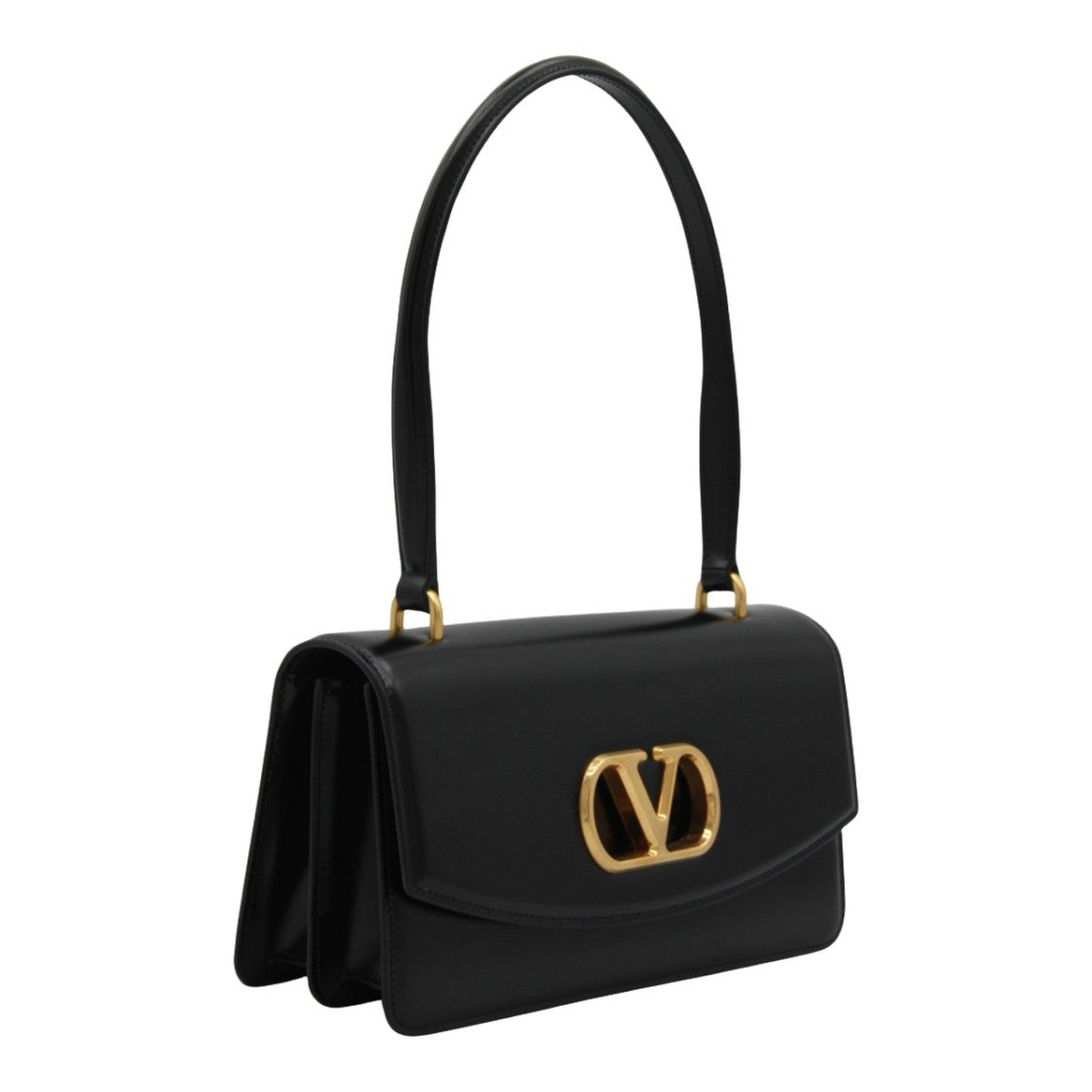 Valentino Garavani Rectangular Handbag With Gold-Tone Emblem
