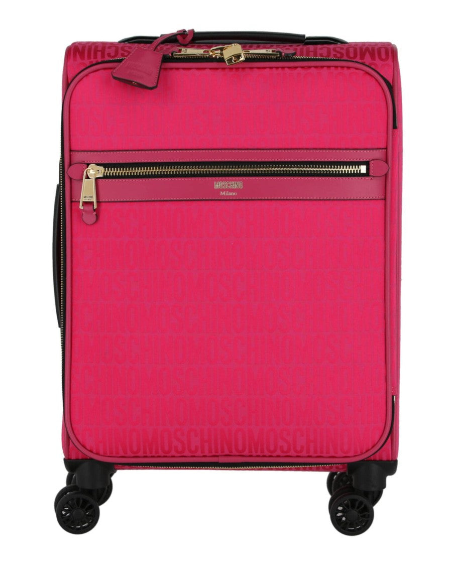 Moschino All-Over Logo Trolley Case