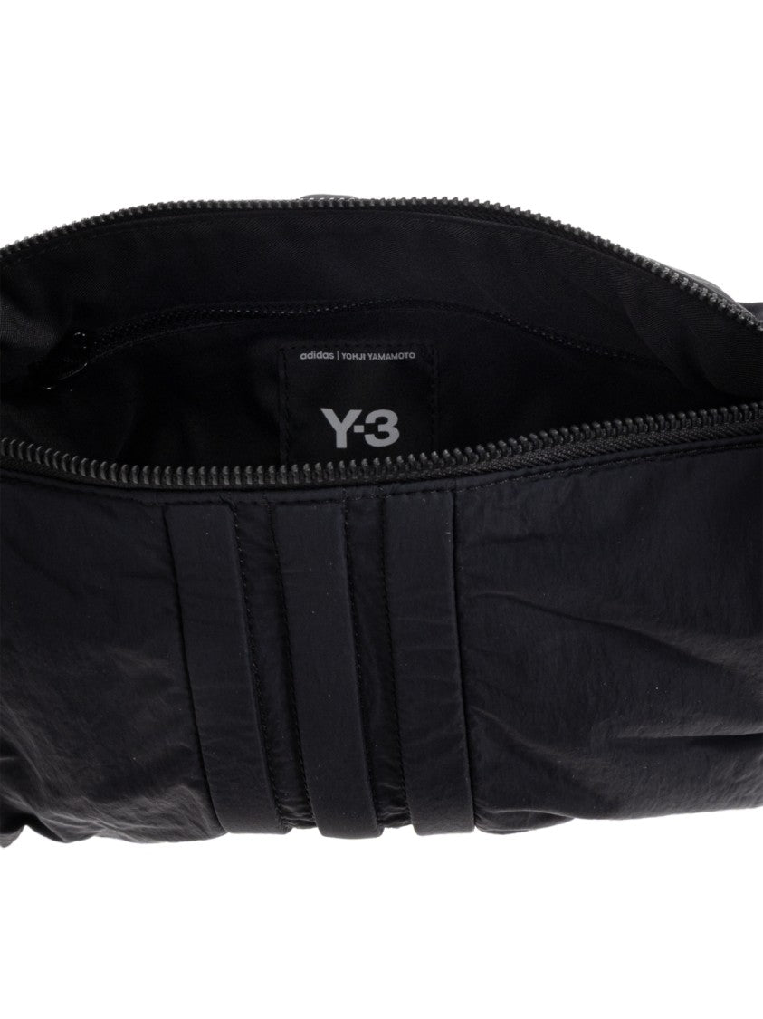 Y-3 Padded Stripes Logo Shoulder Bag