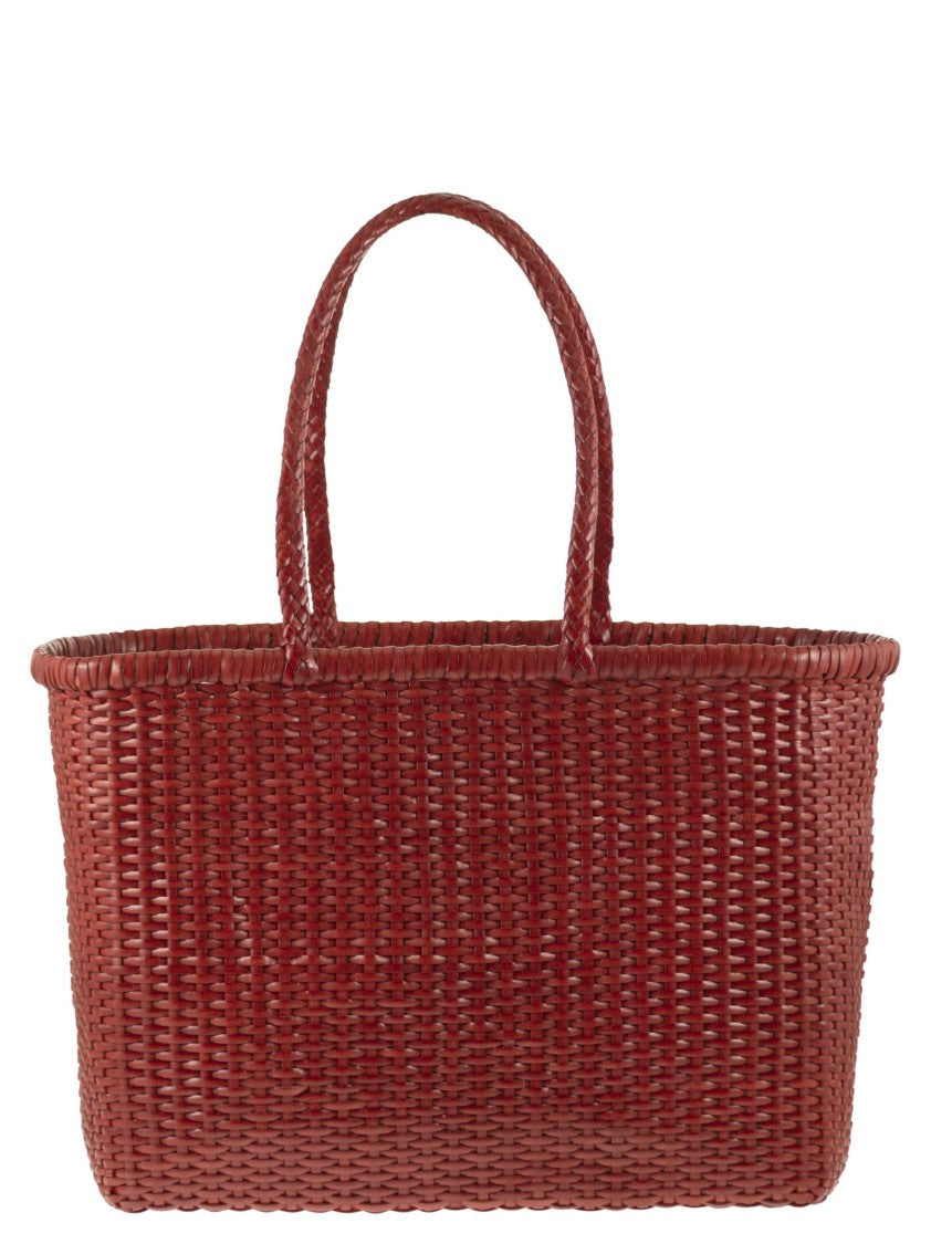 Dragon Weave - Braided Leather Bag L