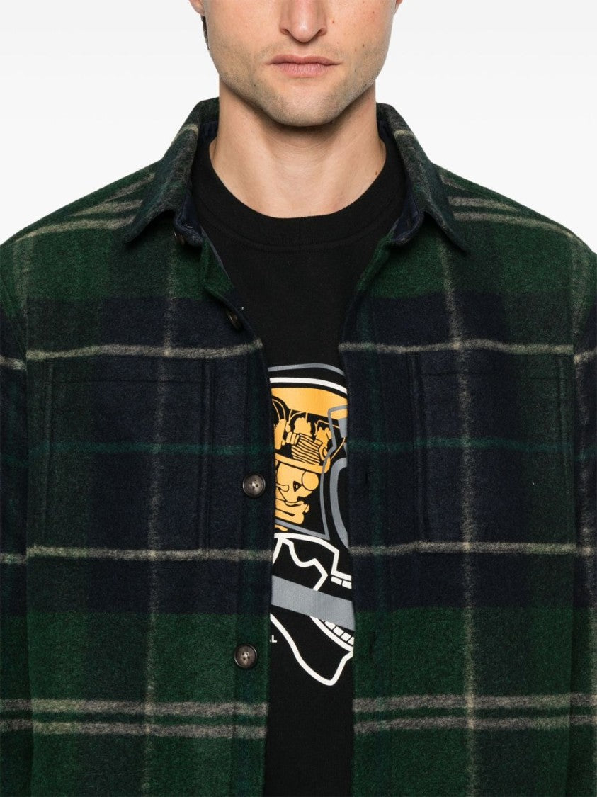 Barbour Textured Tartan Check Barbour Shirt With Classic Collar And Pockets