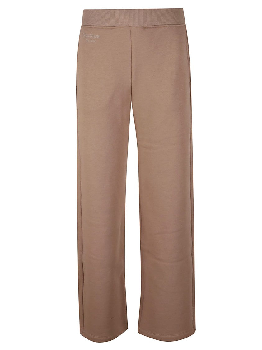 Max Mara Soft-Fit Jogger Pants With Ribbed Waistband