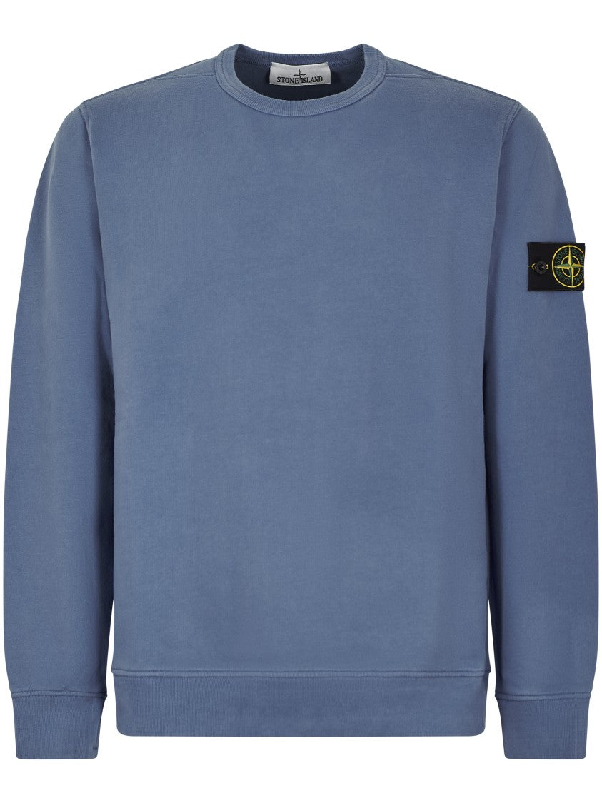 Stone Island Cotton Blend Sweater With Crew Neckline