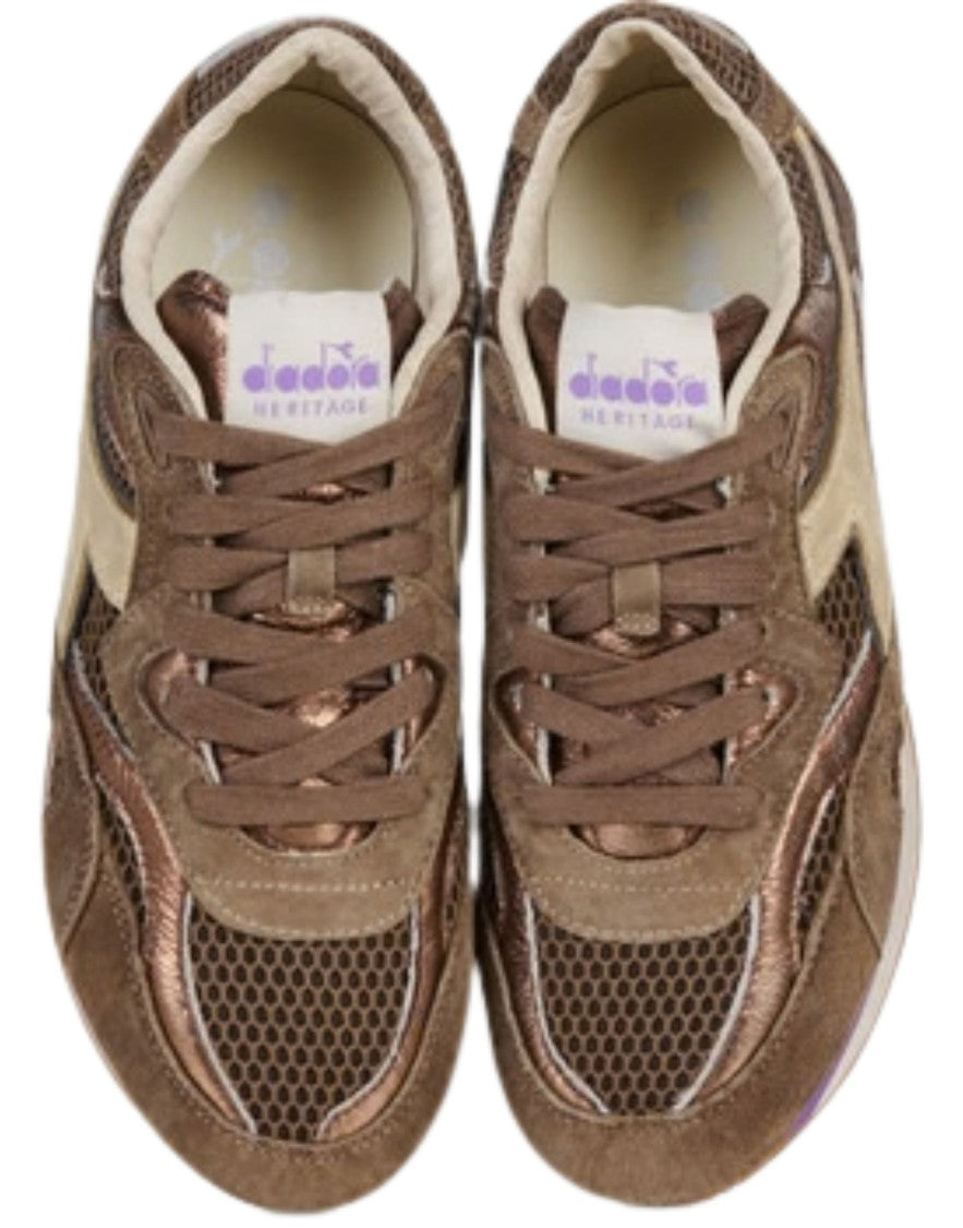 Diadora Heritage Equipe Revenge Mesh Sw Wn Leather Mesh Low-Top Sneakers