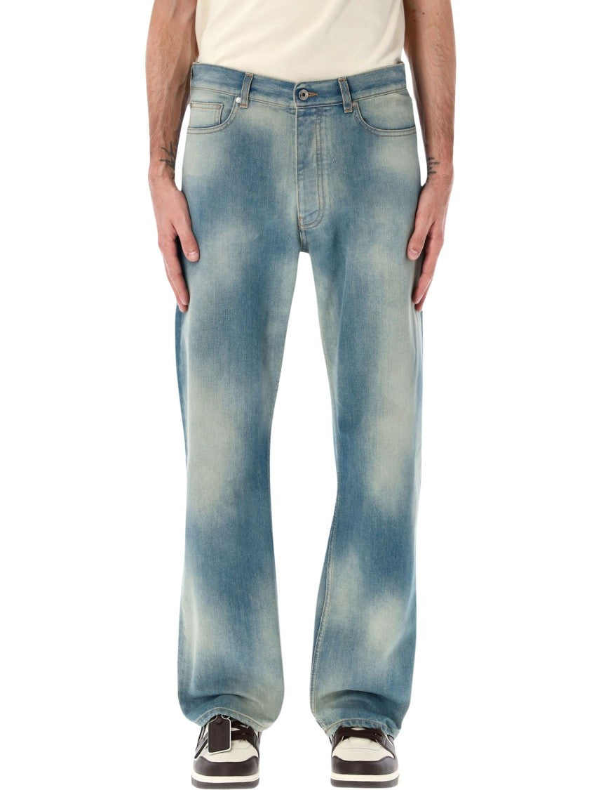 Off-White Diag Raw Patch 90S Skate Jeans