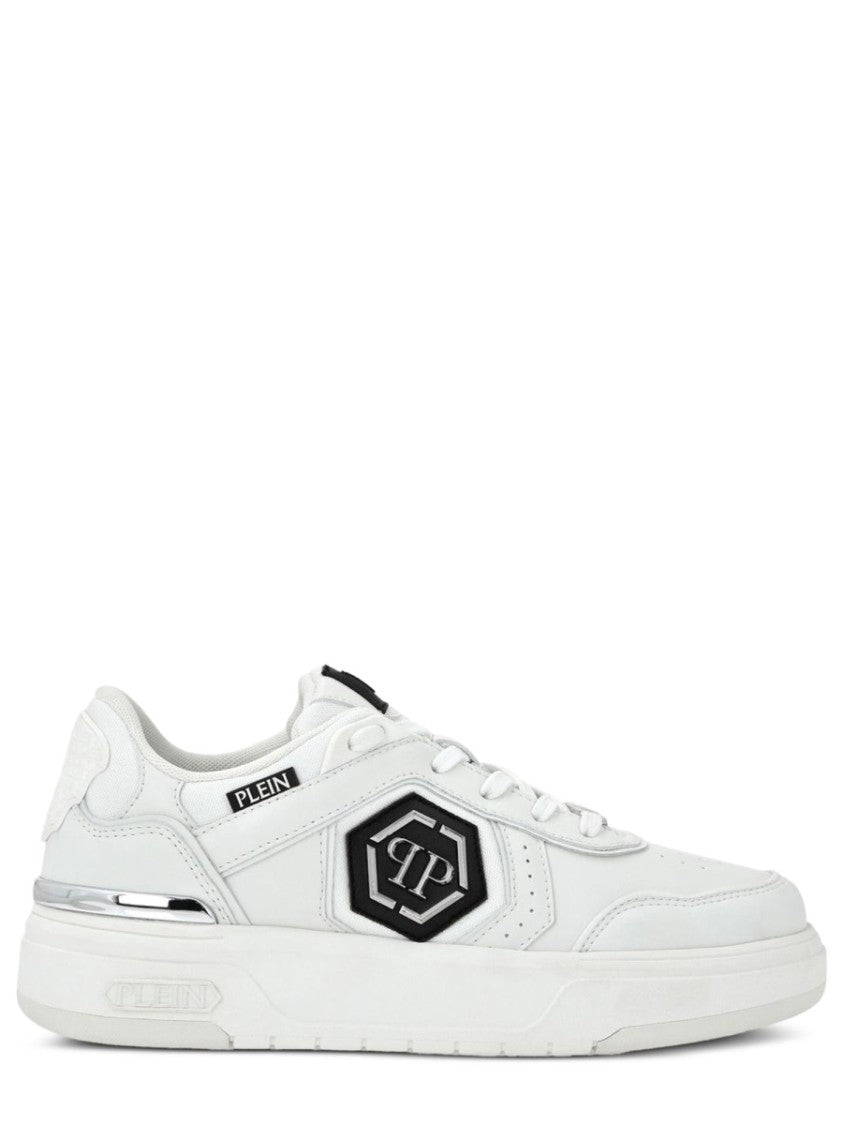 Philipp Plein Low-Top Sneakers With Perforated Detailing
