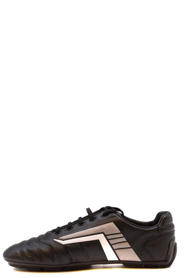 Prada Black Leather Sneaker