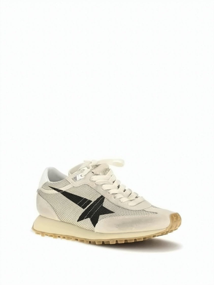 Golden Goose Black Star Design Marathon Sneakers