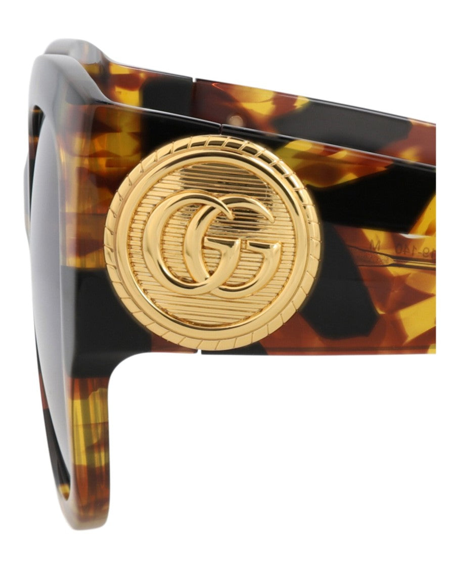 Gucci Square-Frame Recycled Acetate Sunglasses