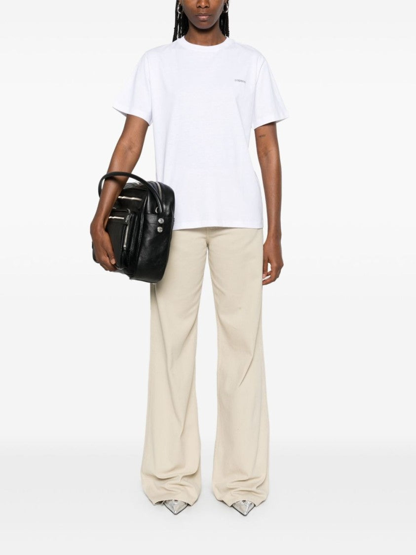 Coperni Classic Fit Cotton T-Shirt With Subtle Logo