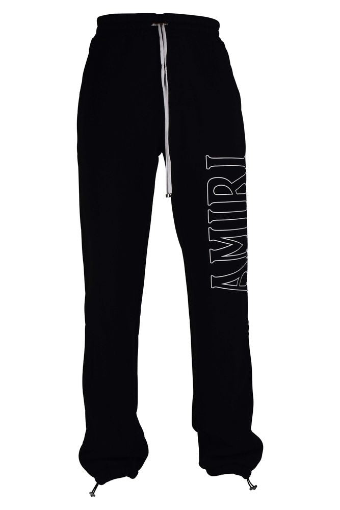Amiri Black Cotton Jogging Pants