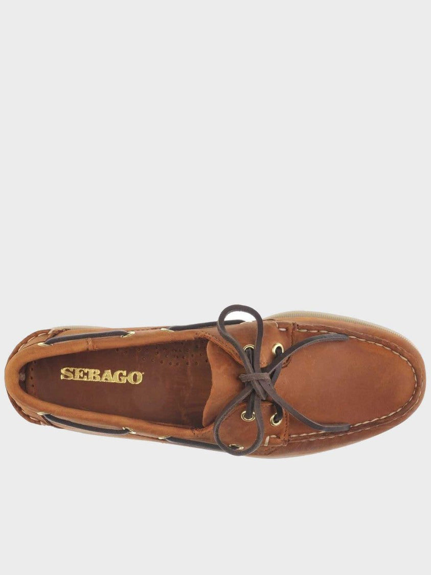 Sebago Tan Portland Artisan Smooth Leather Loafers