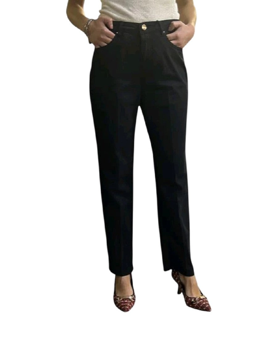 Kocca Tailored Black 5-Pocket Trousers