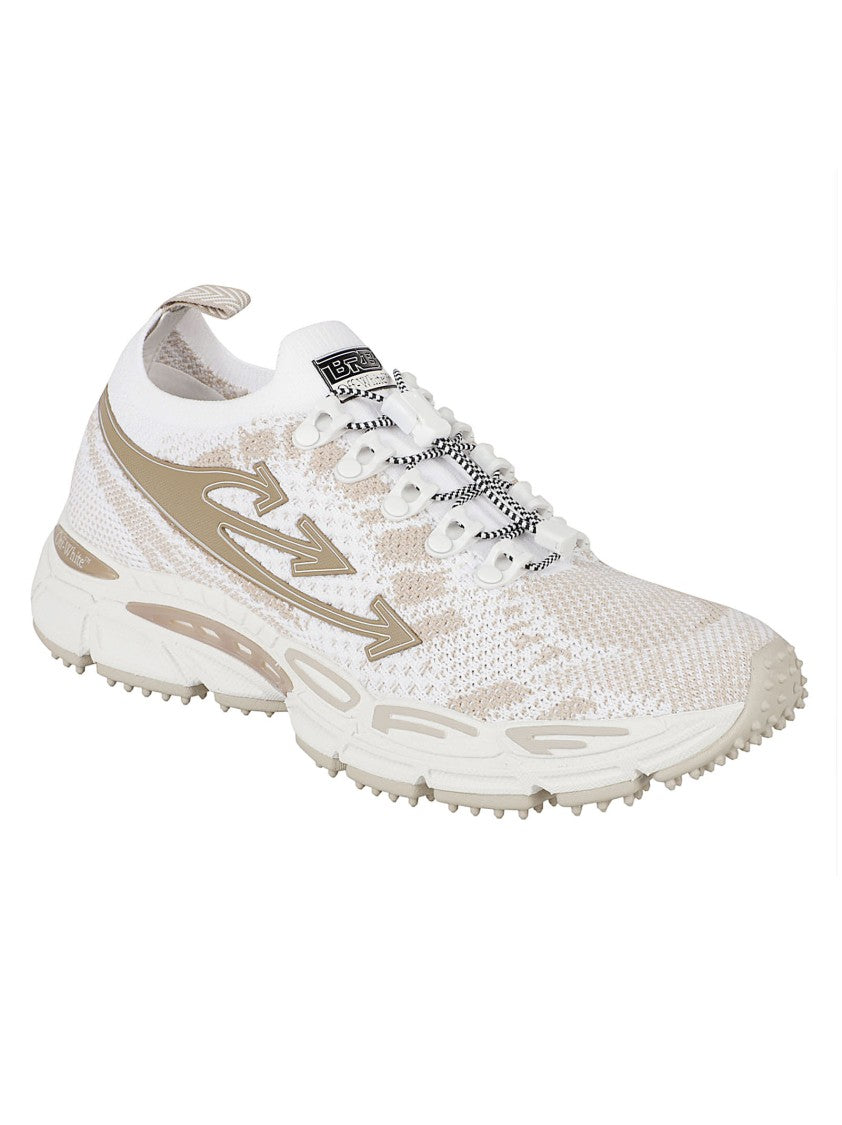 Off-White Breathable Mesh Arrow Sneakers