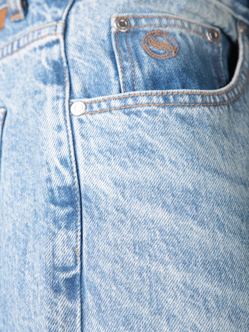 Stella Mccartney Blue Cotton Jeans