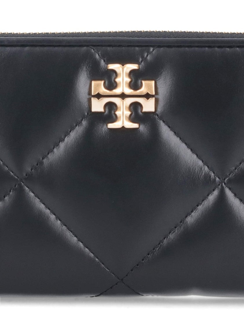 Tory Burch "Kira" Continental Wallet, In Black Calfskin