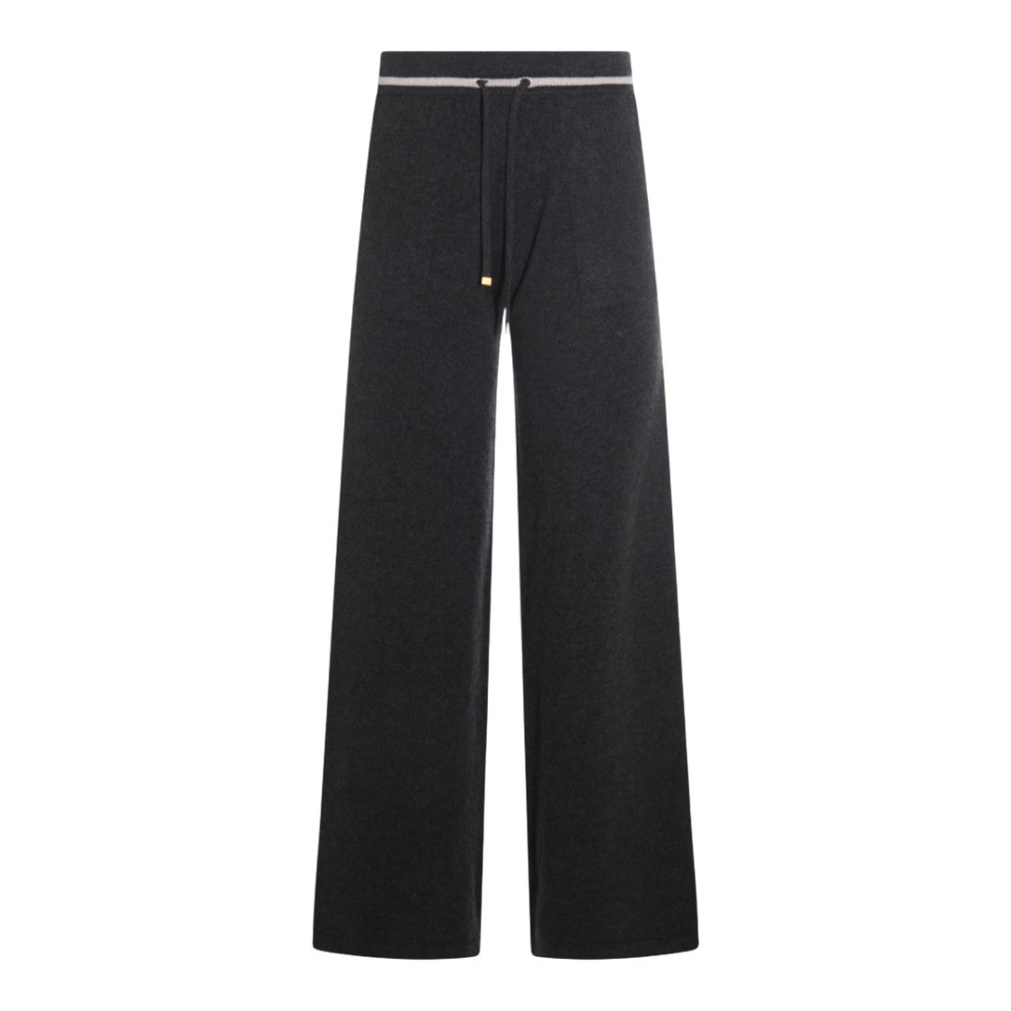 Eleventy Wide-Leg Trousers With Drawstring Waistband