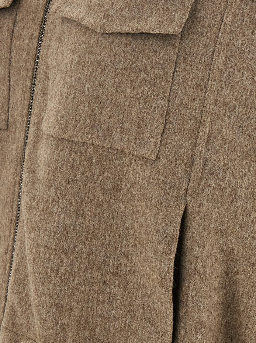 Brunello Cucinelli Shiny Zipper Pull' Vest