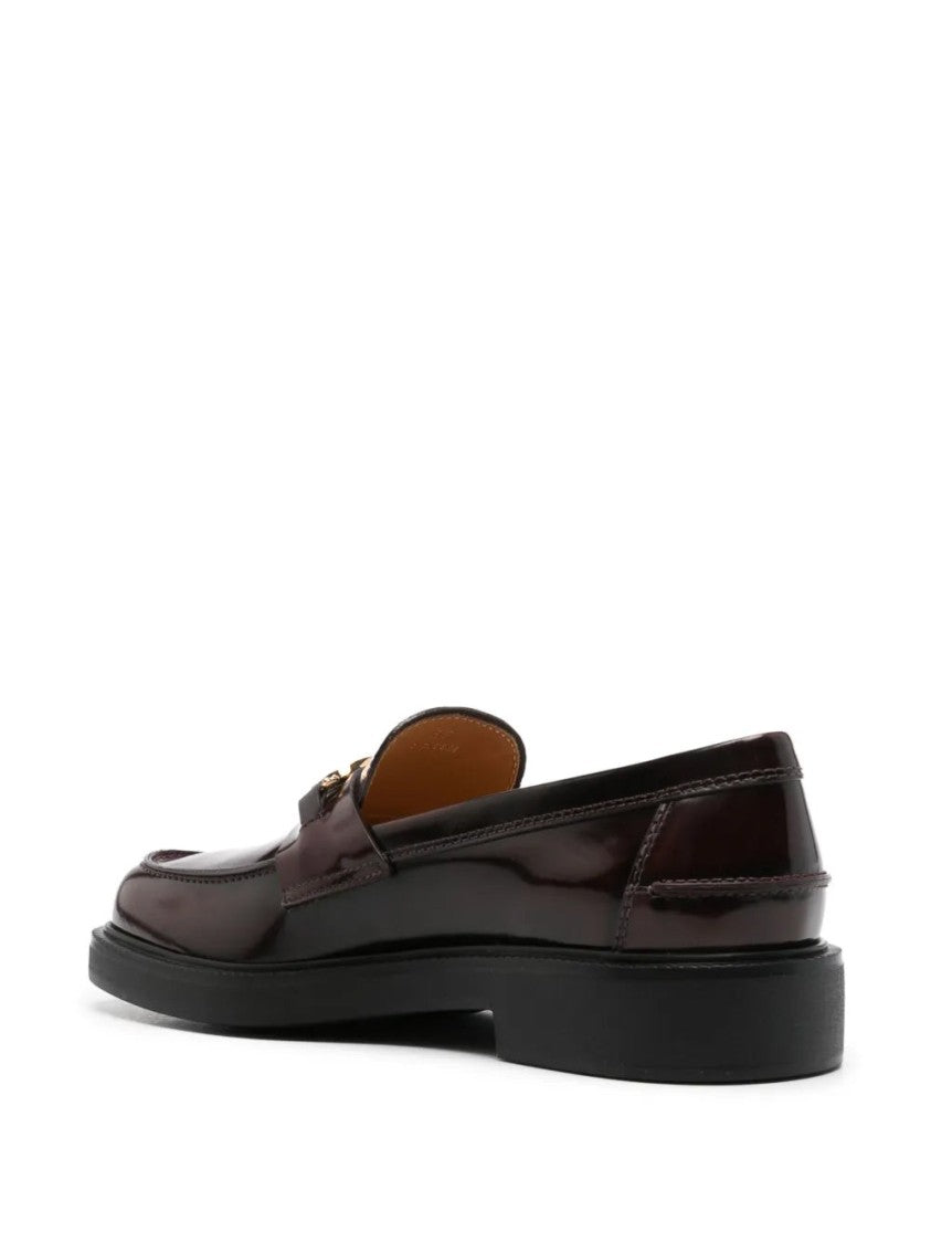Tod's Glossy Cow Leather Loafers