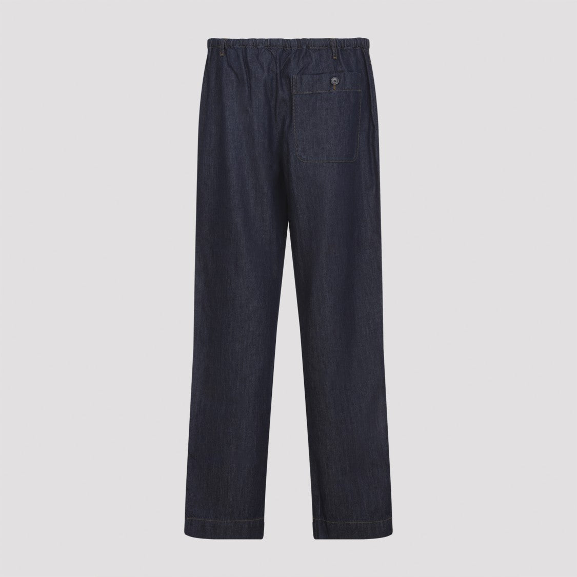 Dries Van Noten Straight-Leg Blue Denim Jeans
