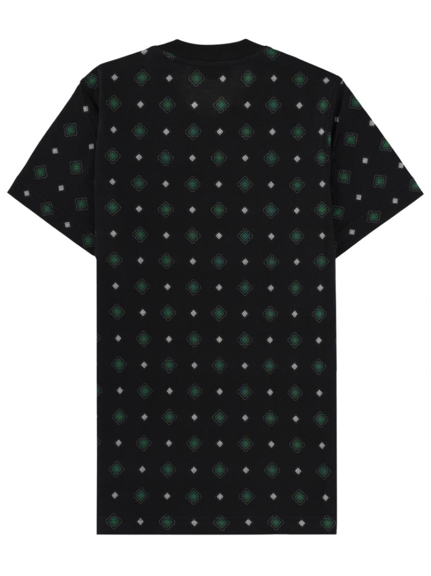 Moschino Black Diamond Pattern Teddy T-Shirt