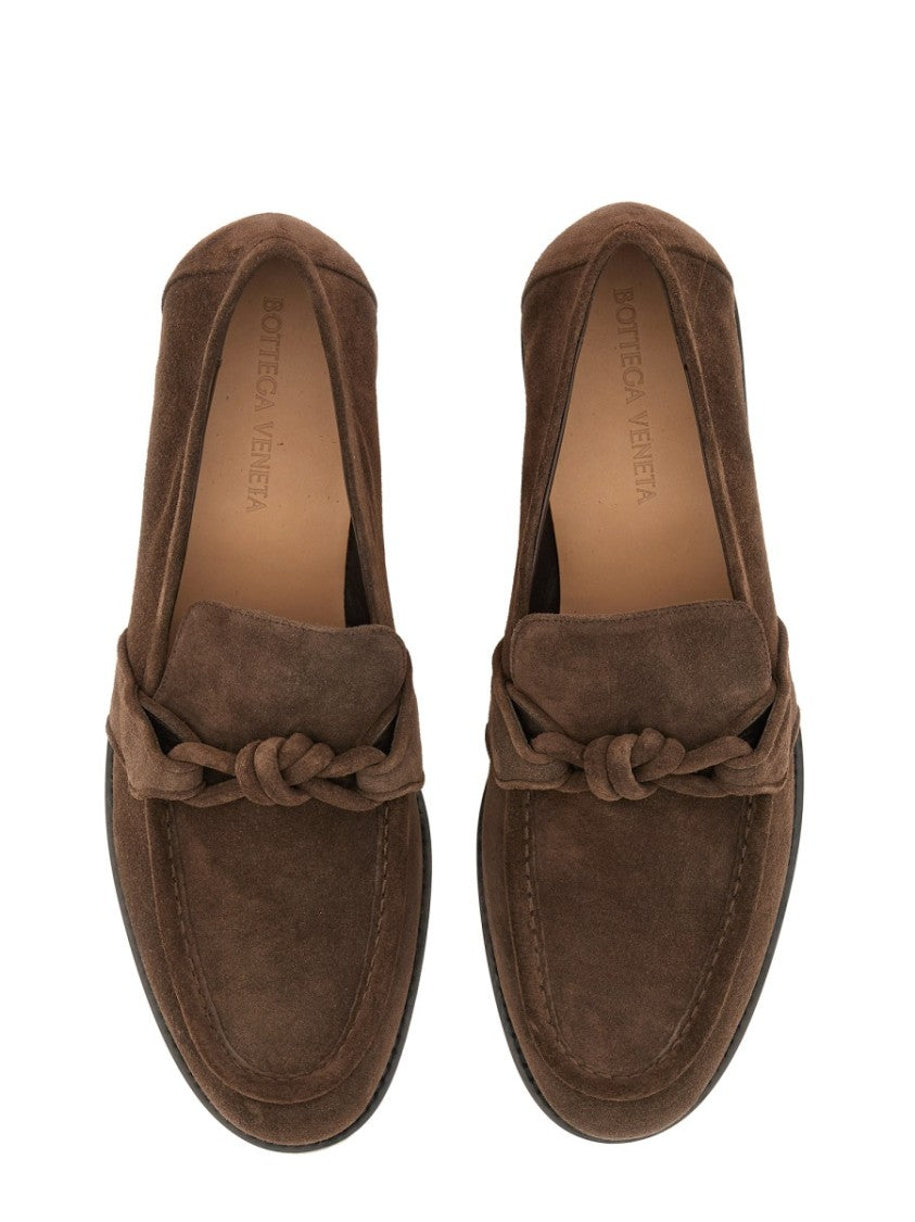 Bottega Veneta Astaire Calf Leather Knot Loafers