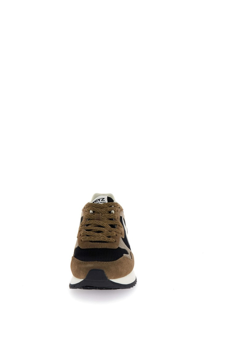 W6yz Technical Fabric And Suede Sneakers